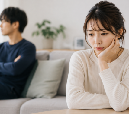婚約期間で悩む女性